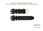 Brand New Invicta Specialty Men 38693 Black Silicone 31mm Watch Band