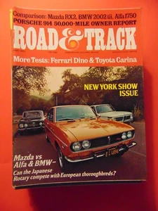Road & Track Magazine May 1972 Toyota Carina - Picture 1 of 1