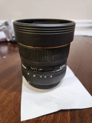 Lente para Canon Sigma EX 12-24 mm f/4,5-5,6 HSM DG AF Foto 1 de 4