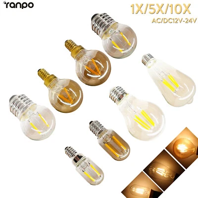 E27 E14 Led Filament Light Bulb Retro Appliance 2700K Lighting Neutral For A60 - Image 1 of 4