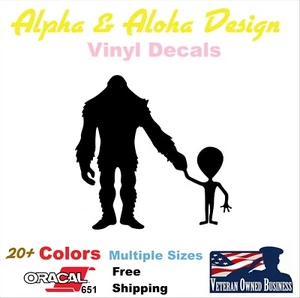 BigFoot Sasquatch Cut Vinyl Decal Truck Car Sticker Laptop Window - Bild 1 von 4