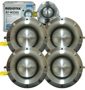 4x Audiotek 1.75" 1400Watts Peak Power Titanium Super Power Tweeters | ATW520S - Picture 1 of 5