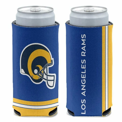 LOS ANGELES RAMS 12 0Z SELTZER SLIM CAN COOZIE KOOZIE COOLER HOLDER NFL LICENSED Cover