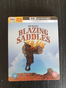 Blazing Saddles Limited Edition Steelbook 4K UHD NEW - Picture 1 of 3