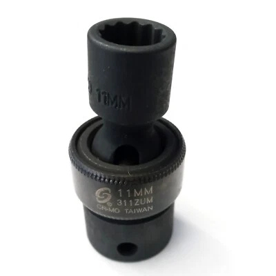 Sunex 311ZUM 3/8" Drive 11mm Universal Impact Socket 12pt. - Image 1 of 3