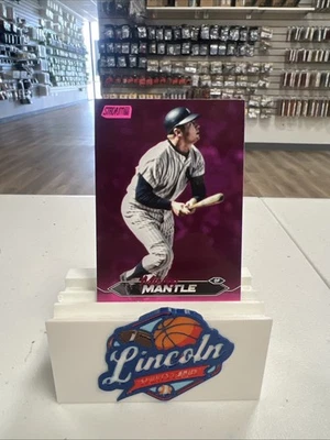 2024 Topps Stadium Club - Mickey Mantle #136 Pink Foil - Image 1 of 2