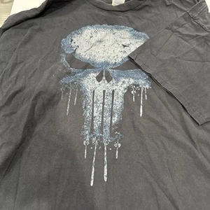 Delta Pro Weight Marvel Punisher Skull Graphic T-shirt New BlacK XXXL GUC #14 - Picture 1 of 6
