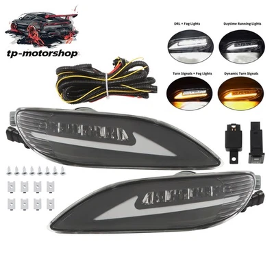 Bumper Lamps LED Fog Lights For 2005-2008 Toyota Corolla 2002-2003-2004 Camry Foto 1 de 4