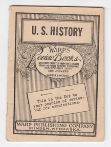 Años 20? Libros de revisión de Warp folleto promocional historia de Estados Unidos Minden, NE, 4x6" - #8056 - Imagen 1 de 7