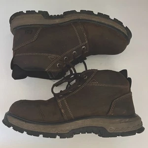 CAT Exposition Alloy Toe Men's Size 10 Brown Boot - Picture 1 of 17