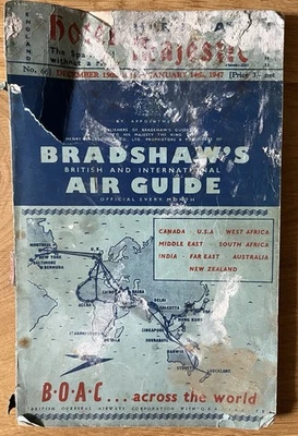 Bradshaw's Air Guide 1945 BOAC - Image 1 of 4