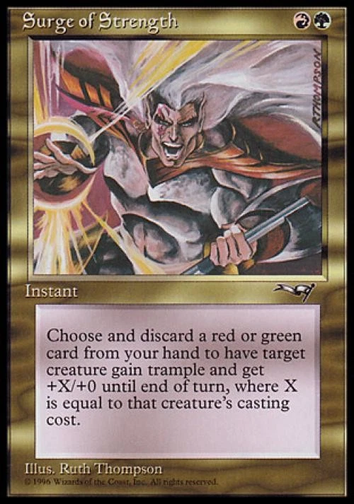 Surge of Strength - Light Play MTG Alliances - Image 1 of 1