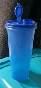 Tupperware Wassermax Trink Getränke Behälter Kanne 1 L blau - Bild 1 von 2
