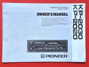 Pioneer KP-2020 and KP-2030 Owners manual Operating Instructions (SWEDISH) - Picture 1 of 12
