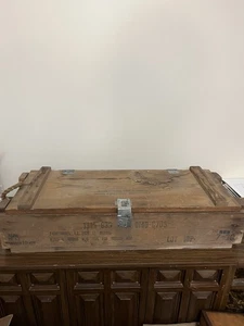 1968 Vietnam-Era 4.2″ HE Mortar Ammo Crate – Commander Box & Lumber Co - Picture 1 of 14