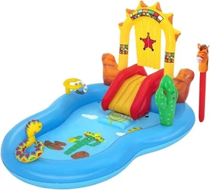 Avilia Kinder Planschbecken mit Rutsche, Pferd, Hufeisen & Wasserschlange - Bild 1 von 1