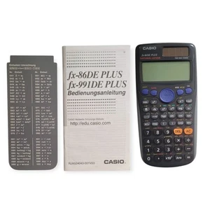 Casio fx-86 DE Plus | Taschenrechner | Schule, Abi, Studium | Casio fx 85 | Top - Bild 1 von 7