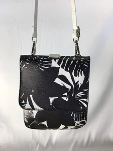 Carlos Santana Crossbody Purse Bag Handbag Tropical Black & White Pattern - NWT - Picture 1 of 23