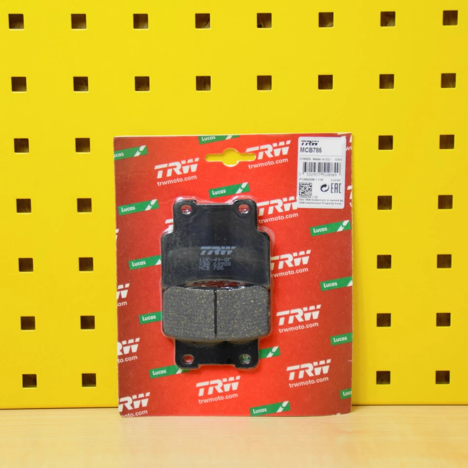 Aprilia Rs 125 Année 07-12 TRW Lucas Plaquettes De Frein Avant Organique MCB785 - Photo 1/1