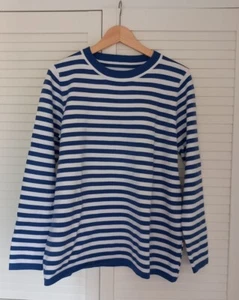 Blue and White Stripe Long Sleeve Top - new unworn condition - Picture 1 of 6