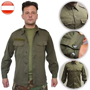 Camisa de combate del ejército austríaco Austria Bundeswehr verde oliva BDU militar de campo - Imagen 1 de 10