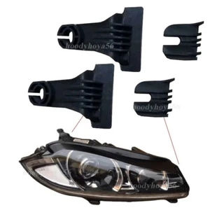 2pc Repairing Headlamp Bracket Clips Kit For Jaguar XF 2012 2013 2014-2015 Black - Picture 1 of 9