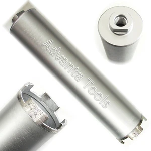 Diamond Core Drill Bit 4 Hard Concrete w/ 1/2" Shank Adapter for Electric Drill - Picture 1 of 6