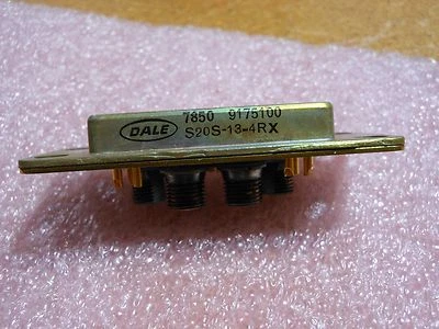 CONECTOR DALE # S20S13-4RX NSN: 5935-00-755-2778 # 9175100 (S20S-13-4RX) Foto 1 de 3