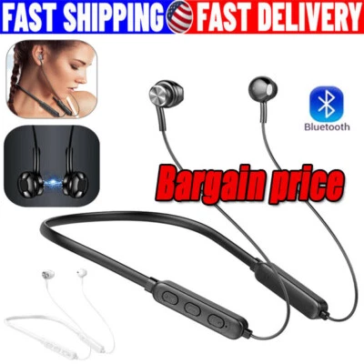 Waterproof Bluetooth 5.0 Earbuds Stereo Sport Wireless Headphones in Ear Headset - Image 1 of 4