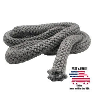 Cuerda de junta de fibra de vidrio impregnada de grafito interior puerta de estufa de alta temperatura - Imagen 1 de 5