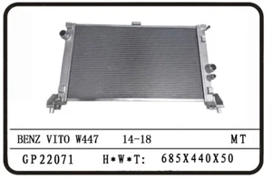 BENZ VITO W447 14-18 COMPLETE ALUMINUM RADIATOR, 50MM CORE - Picture 1 of 1