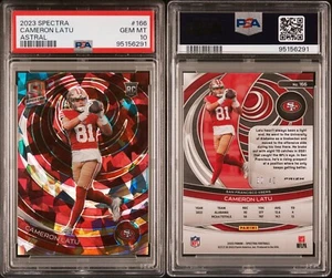 2023 Spectra [Astral] #166 Cameron Latu /40 PSA10 - Bild 1 von 1