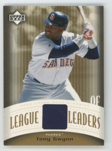 Tony Gwynn 2005 Upper Deck Classics League Leaders Materials Jersey #LL-TG San