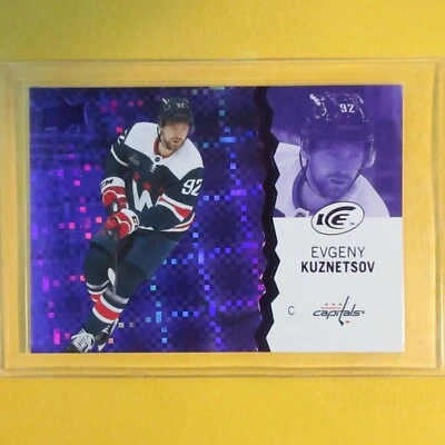 EVGENY KUZNETSOV  2023-24 Upper Deck Ice PURPLE PARALLEL #39 Washington Capitals - Image 1 of 4
