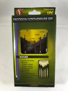 6 PC Precision Screwdriver Set Eyeglass Watch Jewelry Repair Cell Micro Small - Picture 1 of 2