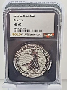 2025 G.Britain S2 Pounds, NGC MS69, Britannia - Picture 1 of 3