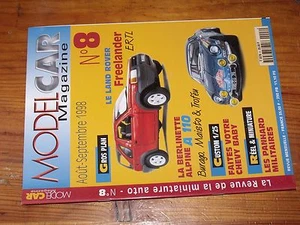 $$$ Revue Model Car Magazine N°8 Land Rover Freelander Alpine A 110 Panhard - Foto 1 di 1