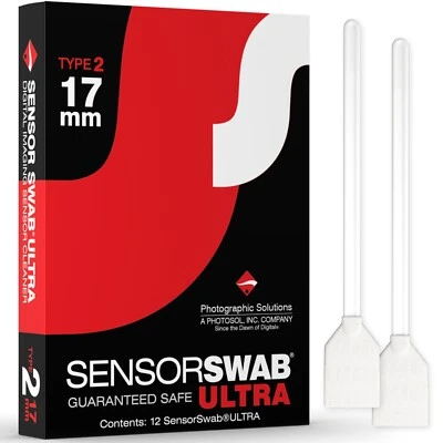 Photographic Solutions Capteur Swab 12 Pack, 17mm  Type 2 - Photosol - Photo 1/4