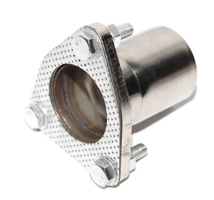 2.25"Universal 3 bolt Exhaust Converter Pipe Flange Repair Piping with Gasket - Picture 1 of 12