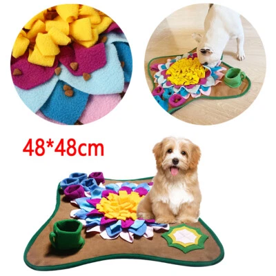 Pet Dog Snuffle Mat Sniffing Nose Training Pad Toilet Mat Treat Puzzle Toy - Image 1 of 4