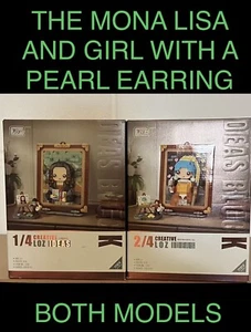 MONA LISA+GIRL WITH PEARL EARRING 3D BUILDING SETS BOXED UK STOCK AVAILABLE NOW - Picture 1 of 14