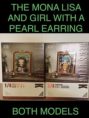 MONA LISA+GIRL WITH PEARL EARRING 3D BUILDING SETS BOXED UK STOCK AVAILABLE NOW - Image 1 of 4