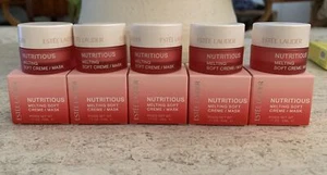 5x Estee Lauder Nutritious Melting Soft Creme Mask Pores Hydration Glow .17oz Ea - Picture 1 of 6