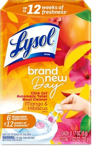 Automatic Toilet Bowl Cleaner Gel, Mango & Hibiscus, 6 Count - Picture 1 of 12