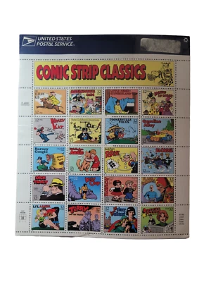 1995 US Scott#3000 Comic Strip Classics MNH Sheet of 20. USPS Sealed NEW - Image 1 of 3