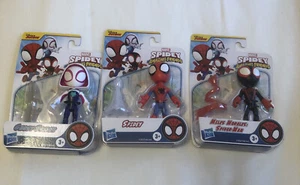 Marvel Spidey & his Amazing Friends Menge 3 Spidey Spin Gwen Ghost-Spider Neu - Bild 1 von 4