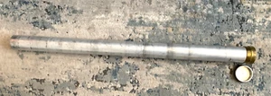 30" X 2" aluminum Brass collar Rod tube Cal Air Products screw top spinning/fly - Picture 1 of 6