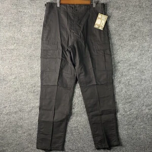 New Rothco Tactical BDU Cargo Pants Men’s Medium Regular Black Ripstop NWT - Picture 1 of 18