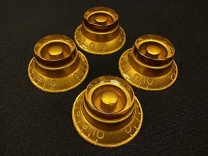 Gibson Les Paul Custom ShopVintage Spec Butyrate Top Hat Knobs Light Aged - Picture 1 of 3