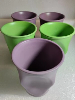 Lot de 5 Gobelets Tasses Froissées Céramique Revol France Collection - Photo 1/4
